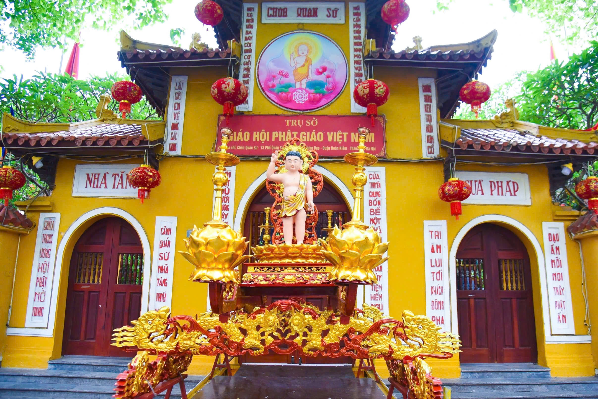 Chùa Quán Sứ Hà Nội là trụ sở Trung ương của Giáo hội Phật giáo Việt Nam, nơi điều phối các hoạt động Phật sự trên toàn quốc